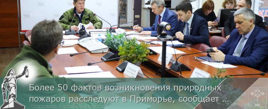 Более 50 фактов возникновения природных пожаров расследуют в Приморье, сообщает www.primorsky.ru | Администрация муниципального округа город Партизанск Приморского края Официальный сайт Более 50 фактов возникновения природных пожаров расследуют в Приморье, сообщает www.primorsky.ru | Администрация муниципального округа город Партизанск Приморского края Официальный сайт