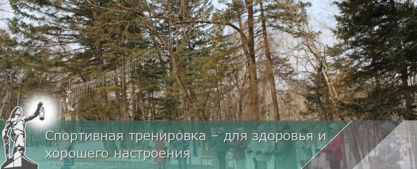 Спортивная тренировка – для здоровья и хорошего настроения | Администрация муниципального округа город Партизанск Приморского края Официальный сайт