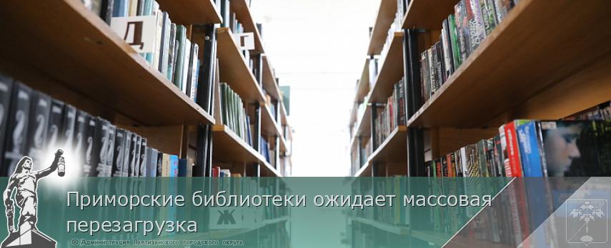 Приморские библиотеки ожидает массовая перезагрузка | Администрация муниципального округа город Партизанск Приморского края Официальный сайт