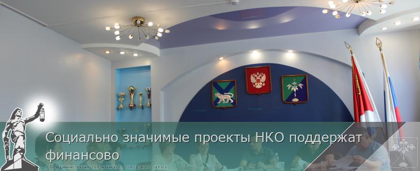 Социально значимые проекты НКО поддержат финансово | Администрация муниципального округа город Партизанск Приморского края Официальный сайт