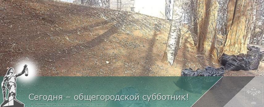 Сегодня – общегородской субботник!  | Администрация муниципального округа город Партизанск Приморского края Официальный сайт