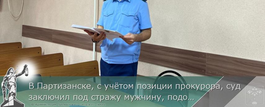 В Партизанске, с учётом позиции прокурора, суд заключил под стражу мужчину, подозреваемого в совершении смертельного ДТП | Администрация муниципального округа город Партизанск Приморского края Официальный сайт