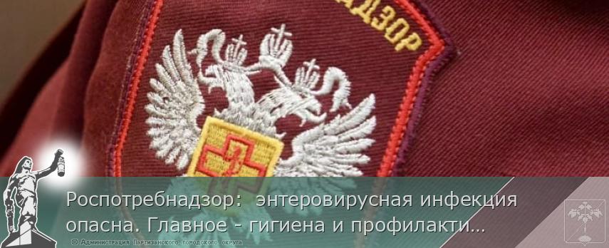 Роспотребнадзор:  энтеровирусная инфекция опасна. Главное - гигиена и профилактика | Администрация муниципального округа город Партизанск Приморского края Официальный сайт