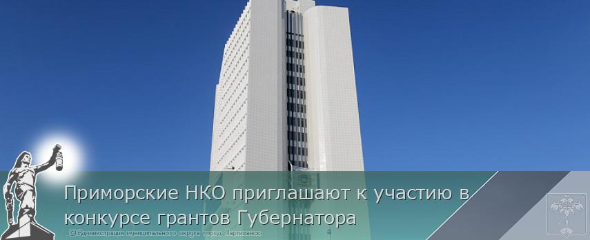 Приморские НКО приглашают к участию в конкурсе грантов Губернатора | Администрация муниципального округа город Партизанск Приморского края Официальный сайт